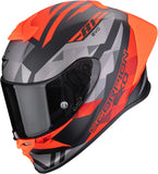 Integralhelm Für Motorrad Scorpion Exo Exo-R1 Evo Ii Air Ultra Tct Mattschwarz Rot Valere Grösse S