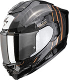 Integralhelm Für Motorrad Scorpion Exo Exo-1500 Carbon Air Carbon Fiber Schwarz Kupfer Zity Grösse M