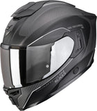 Integralhelm Für Motorrad Scorpion Exo Exo-1500 Carbon Air Carbon Fiber Mattschwarz Silber Mundi Grösse L