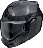 Full-Face Motorcycle Helmet Scorpion Exo Exo-Tech Evo Carbon Carbon Fiber Black Onyx Size L