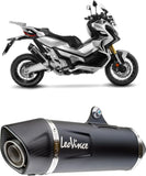 Auspuffendrohr Ohne Geräuschzulassung Nero Edelstahl Endkappe Carbon Fiber - Leovince Kompatibel Mit Honda X-Adv 750 (2025-2026)