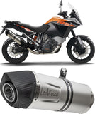 Exhaust Tip Without Sound Certification Lv Corsa Steel Black Stainless Steel End Cap - Leovince Compatible With Aprilia Tuono V4 1100 Factory (2019-2020)