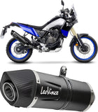 Auspuffendrohr Ohne Geräuschzulassung Lv One Evo Edelstahl Schwarz Endkappe Carbon Fiber - Leovince Kompatibel Mit Yamaha Ténéré 700 Explore (2025-2026)