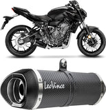 Komplette Auspuffanlage Ohne Katalysator Und Ohne Geräuschzulassung Lv One Evo Carbon Fiber Endkappe Carbon Fiber - Leovince Kompatibel Mit Yamaha Xsr 700 (2021-2024)