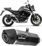 Auspuffendrohr Ohne Geräuschzulassung Lv One Evo Edelstahl Schwarz Endkappe Carbon Fiber - Leovince Kompatibel Mit Honda Cb 750 Hornet (2023-2024)