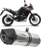 Auspuffendrohr Ohne Geräuschzulassung Lv One Evo Edelstahl Endkappe Carbon Fiber - Leovince Kompatibel Mit Honda Xl 750 Transalp Urban (2023-2024)