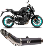 Komplette Auspuffanlage Ohne Katalysator Und Ohne Geräuschzulassung Lv Race Edelstahl - Leovince Kompatibel Mit Yamaha Mt-09 (2024-2026)