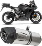 Auspuffendrohr Ohne Geräuschzulassung Lv One Evo Edelstahl Endkappe Carbon Fiber - Leovince Kompatibel Mit Honda Cbr 600 Rr (2024-2026)