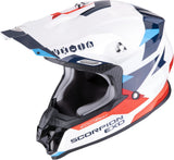 Offroad-Helm Für Motorrad Scorpion Exo Vx-16 Evo Air Polycarbonate Weiß Rot Blau Rod Grösse S