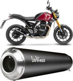 Exhaust Tip Without Sound Certification Gp One Stainless Steel Stainless Steel End Cap - Leovince Compatible With Triumph Speed 400 (2024-2026)