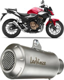 Auspuffendrohr Ohne Geräuschzulassung Lv One Evo Edelstahl Endkappe Carbon Fiber - Leovince Kompatibel Mit Bmw F 800 R (2009-2016)