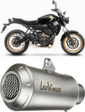 Komplette Auspuffanlage Ohne Katalysator Und Ohne Geräuschzulassung Lv-10 Edelstahl Endkappe Edelstahl - Leovince Kompatibel Mit Yamaha Yzf-R7 700 (2021-2024)