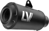 Komplette Auspuffanlage Ohne Katalysator Und Ohne Geräuschzulassung Lv-10 Edelstahl Full Schwarz Endkappe Edelstahl Schwarz - Leovince Kompatibel Mit Yamaha Mt-07 (2025-2026)