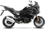 Auspuffendrohr Ohne Geräuschzulassung Lv-12 R Edelstahl Endkappe Carbon Fiber - Leovince Kompatibel Mit Honda Nt 1100 (2025-2026)