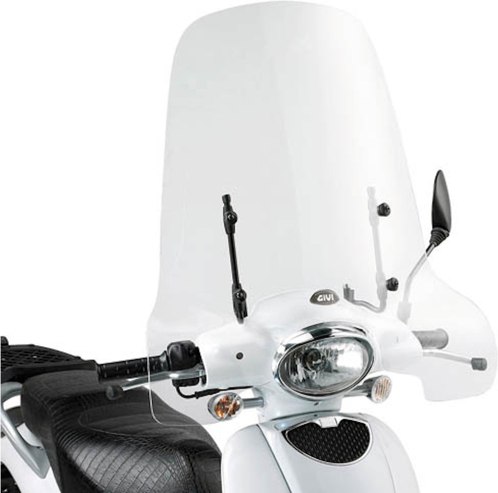 Transparent Wind-Screen - Givi Compatible With Aprilia Scarabeo 100 (2009-2013)