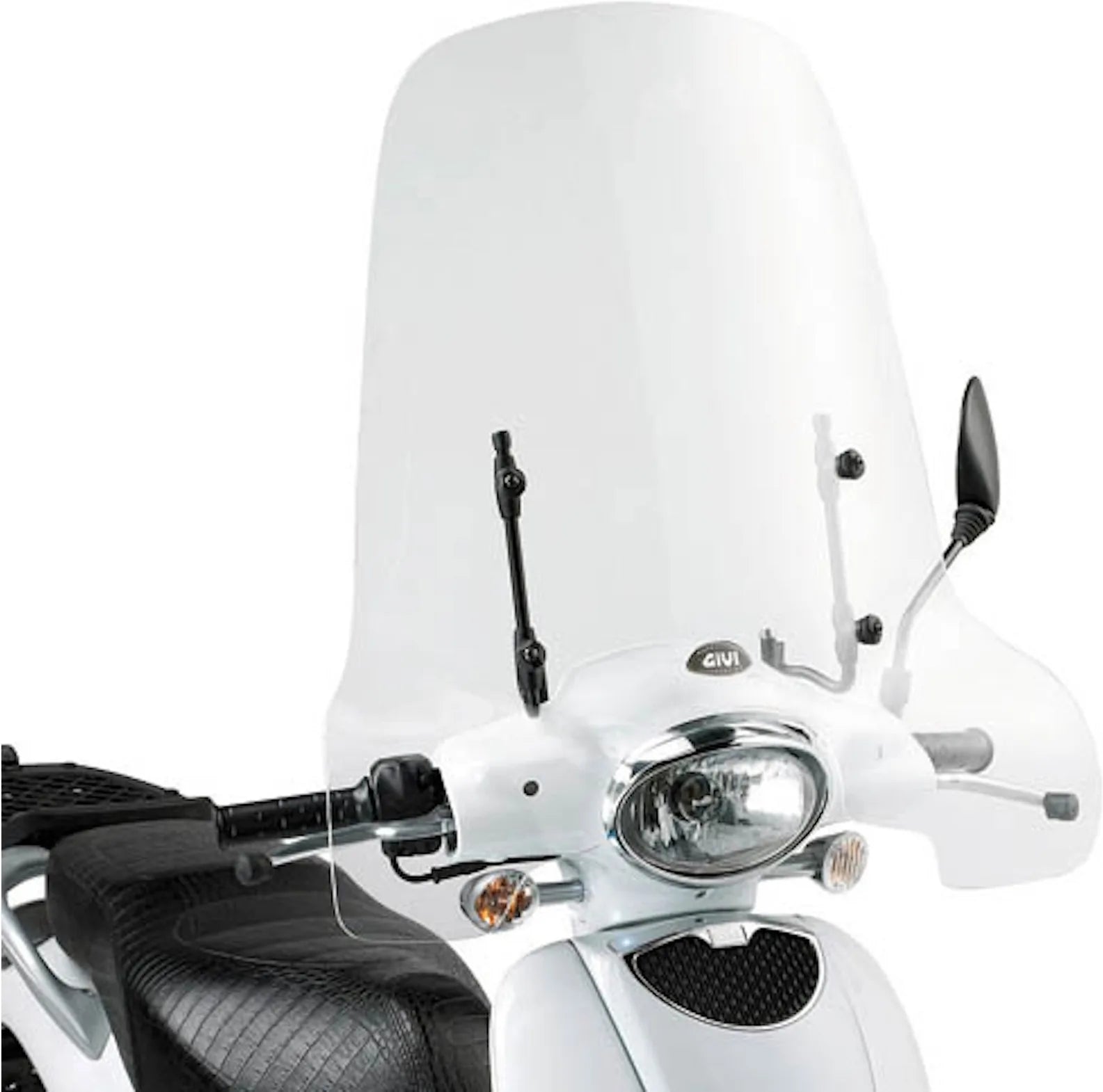 Windschild Transparent - Givi Kompatibel Mit Aprilia Scarabeo 50 (2009-2013)