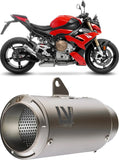 Auspuffendrohr Ohne Geräuschzulassung Lv Corsa Titan Endkappe Edelstahl - Leovince Kompatibel Mit Bmw S 1000 Rr (2025-2026)