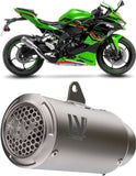 Auspuffendrohr Ohne Geräuschzulassung Lv Corsa S Titan Endkappe Edelstahl - Leovince Kompatibel Mit Kawasaki Zx 4R (2024-2026)