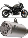 Auspuffendrohr Ohne Geräuschzulassung Lv Corsa S Titan Endkappe Edelstahl - Leovince Kompatibel Mit Honda Cb 1000 Hornet - Sp (2025-2026)
