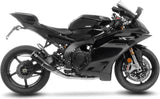 Komplette Auspuffanlage Ohne Katalysator Und Ohne Geräuschzulassung Lv Corsa Edelstahl Schwarz Endkappe Edelstahl - Leovince Kompatibel Mit Yamaha Yzf-R9 900 (2025-2026)