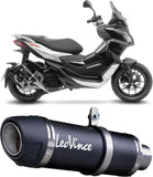 Komplette Auspuffanlage Ohne Katalysator Und Ohne Geräuschzulassung Gp Corsa Evo Carbon Fiber - Leovince Kompatibel Mit Aprilia Sr Gt 125 - Sport (2022-2024)