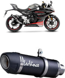 Auspuffendrohr Ohne Geräuschzulassung Gp Corsa Evo Carbon Fiber - Leovince Kompatibel Mit Cfmoto 450 Ss - Sr (2023-2024)