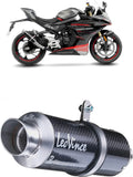 Auspuffendrohr Ohne Geräuschzulassung Gp Corsa Carbon Fiber - Leovince Kompatibel Mit Cfmoto 450 Ss - Sr (2023-2024)