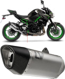 Auspuffendrohr Ohne Geräuschzulassung Lv-14 R Titan Endkappe Carbon Fiber - Leovince Kompatibel Mit Kawasaki Z 900 (2025-2026)