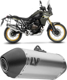 Auspuffendrohr Ohne Geräuschzulassung Lv-14 Titan Endkappe Carbon Fiber - Leovince Kompatibel Mit Yamaha Ténéré 700 (2025-2026)