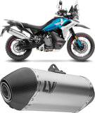 Auspuffendrohr Ohne Geräuschzulassung Lv-14 Titan Endkappe Carbon Fiber - Leovince Kompatibel Mit Cfmoto Ibex 800 E (2025-2026)