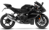 Complete Exhaust System Without Catalytic Converter And Without Sound Certification Lv-14 R Titanium Carbon Fiber End Cap - Leovince Compatible With Yamaha Yzf-R9 900 (2025-2026)