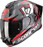 Integralhelm Für Motorrad Scorpion Exo Exo-530 Air Polycarbonate Grau Schwarz Rot Rok Grösse L