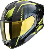 Integralhelm Für Motorrad Scorpion Exo Exo-530 Air Polycarbonate Schwarz Neongelb Theras Grösse Xs