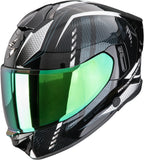 Integralhelm Für Motorrad Scorpion Exo Exo-530 Air Polycarbonate Irisierendes Schwarz Weiß Theras Grösse Xs