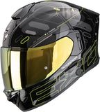 Integralhelm Für Motorrad Scorpion Exo Exo-530 Air Polycarbonate Schwarz Neongelb Fond Grösse L
