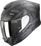 Integralhelm Für Motorrad Scorpion Exo Exo-530 Air Polycarbonate Mattschwarz Silber Fond Grösse M