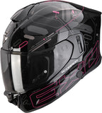 Integralhelm Für Motorrad Scorpion Exo Exo-530 Air Polycarbonate Schwarz Rosa Fond Grösse M