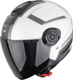 Urban-Helm Für Motorrad Scorpion Exo Exo-City Ii Polycarbonate Perlweiß Silber Cosmos Grösse S
