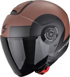 Urban-Helm Für Motorrad Scorpion Exo Exo-City Ii Polycarbonate Mattschwarz Braun Sheer Grösse L