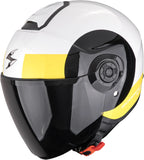 Urban-Helm Für Motorrad Scorpion Exo Exo-City Ii Polycarbonate Weiß Schwarz Gelb Sheer Grösse Xl