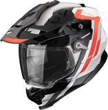 Integralhelm Für Motorrad Scorpion Exo Adf-9000 Air Ultra Tct Schwarz Rot Patrol Grösse S