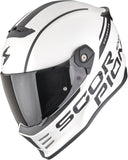 Integralhelm Für Motorrad Scorpion Exo Covert Fx Ultra Tct Matt-Perlweiß Schwarz Danko Grösse S