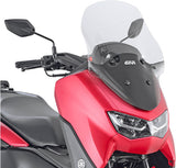 Transparent Wind-Screen - Givi Compatible With Yamaha N-Max 125 - 155 (2021-2024)