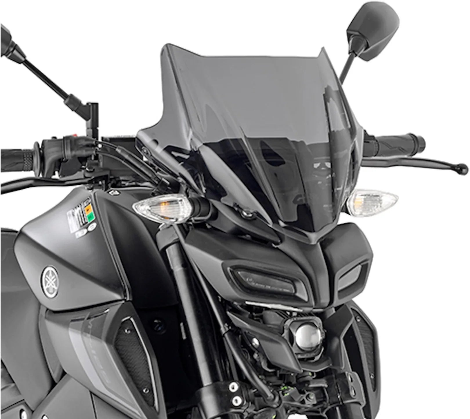 Windschild Getönt - Givi Kompatibel Mit Yamaha Mt-125 (2020-2024)