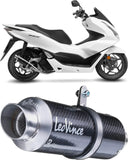 Komplette Auspuffanlage Ohne Katalysator Und Ohne Geräuschzulassung Gp Corsa Carbon Fiber - Leovince Kompatibel Mit Honda Pcx 125 (2021-2024)