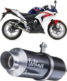 Auspuffendrohr Ohne Geräuschzulassung Gp Corsa Carbon Fiber - Leovince Kompatibel Mit Honda Cbr 250 R (2011-2013)