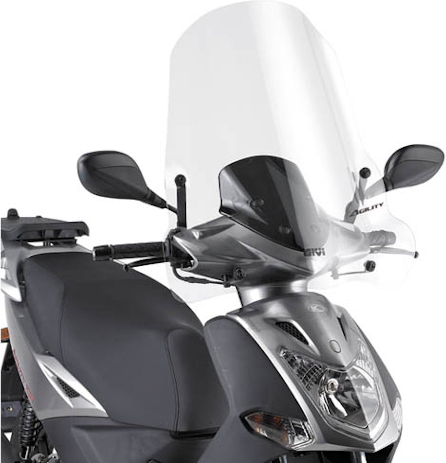 Transparent Wind-Screen 440A - Givi Compatible With Kymco Agility 150 - 200 R16 (2014-2024)