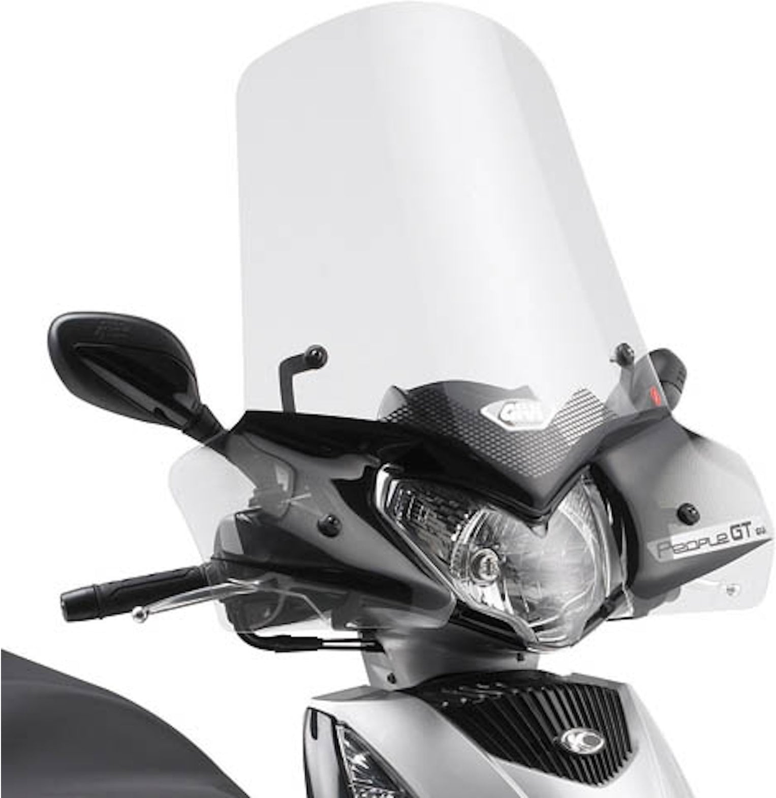 Transparent Wind-Screen - Givi Compatible With Kymco People 125 - 200 Gti (2010-2020)