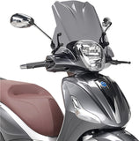 Windschild Getönt - Givi Kompatibel Mit Piaggio Beverly 125 - 300 - 350 Ie (2010-2020)
