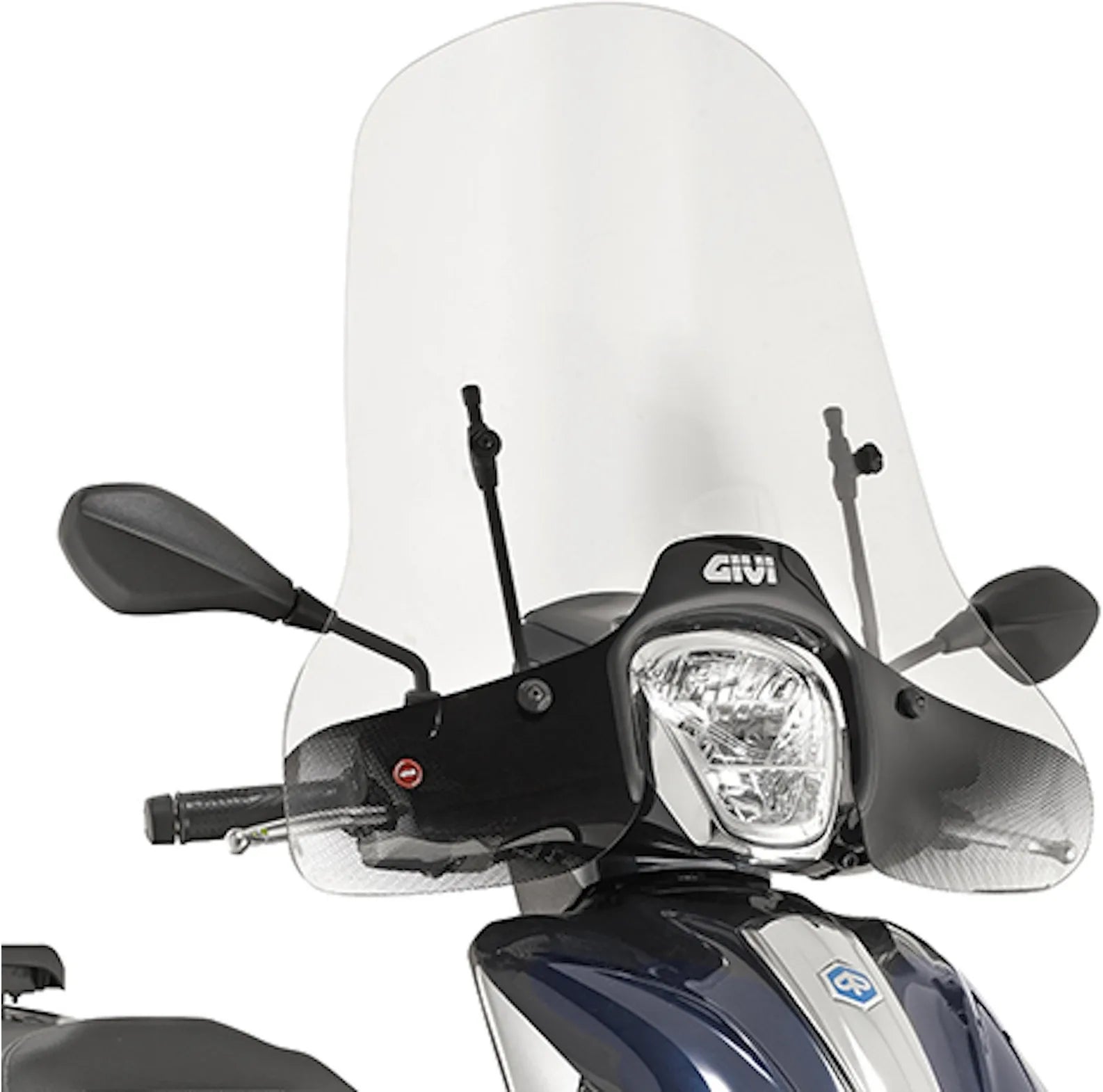 Windschild Transparent - Givi Kompatibel Mit Piaggio Medley 125 - 150 (2016-2019)